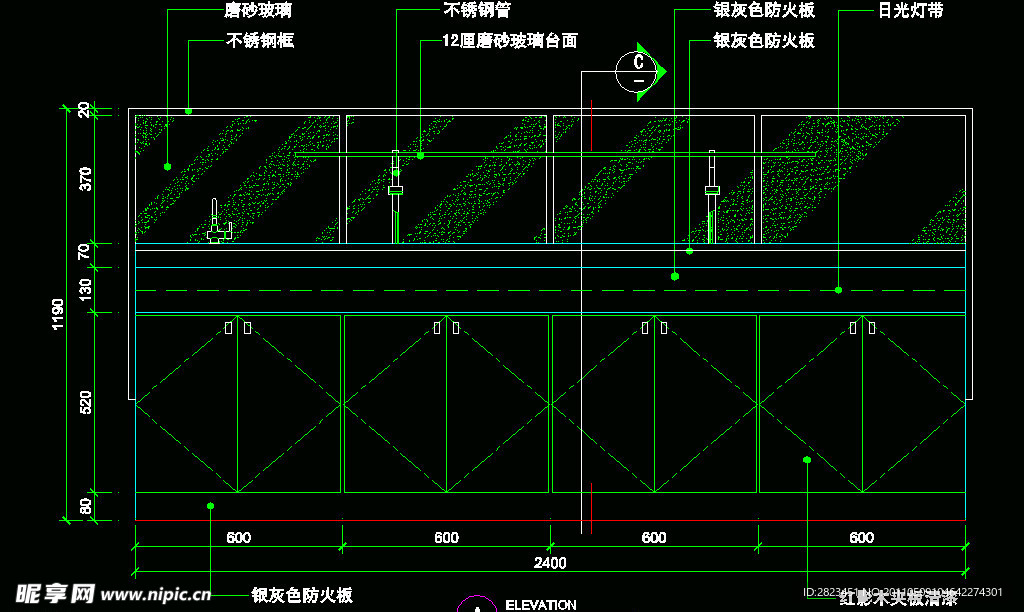 CAD之家具大全 梳妆台