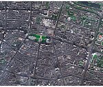 卫星高空拍摄的兰州3维图