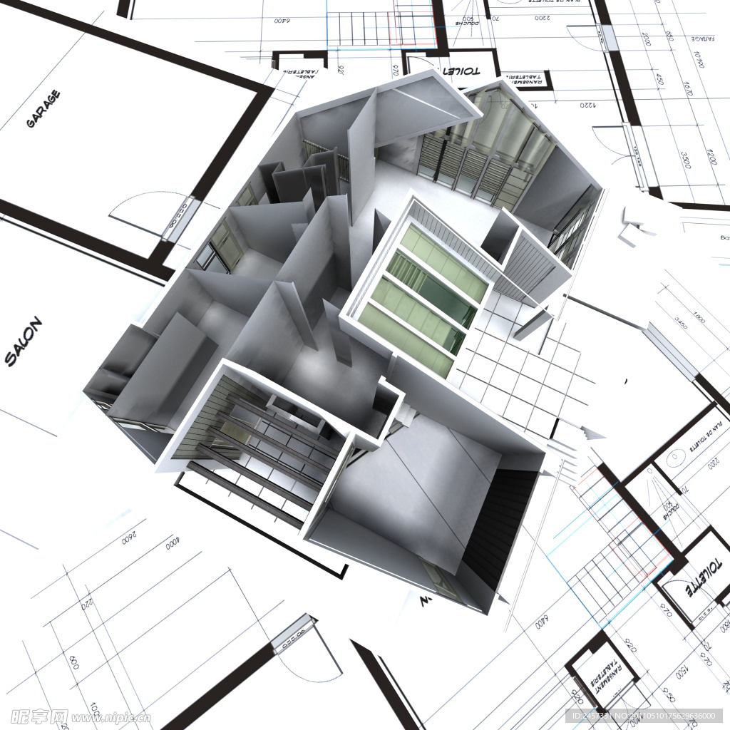 3d建筑模型图纸