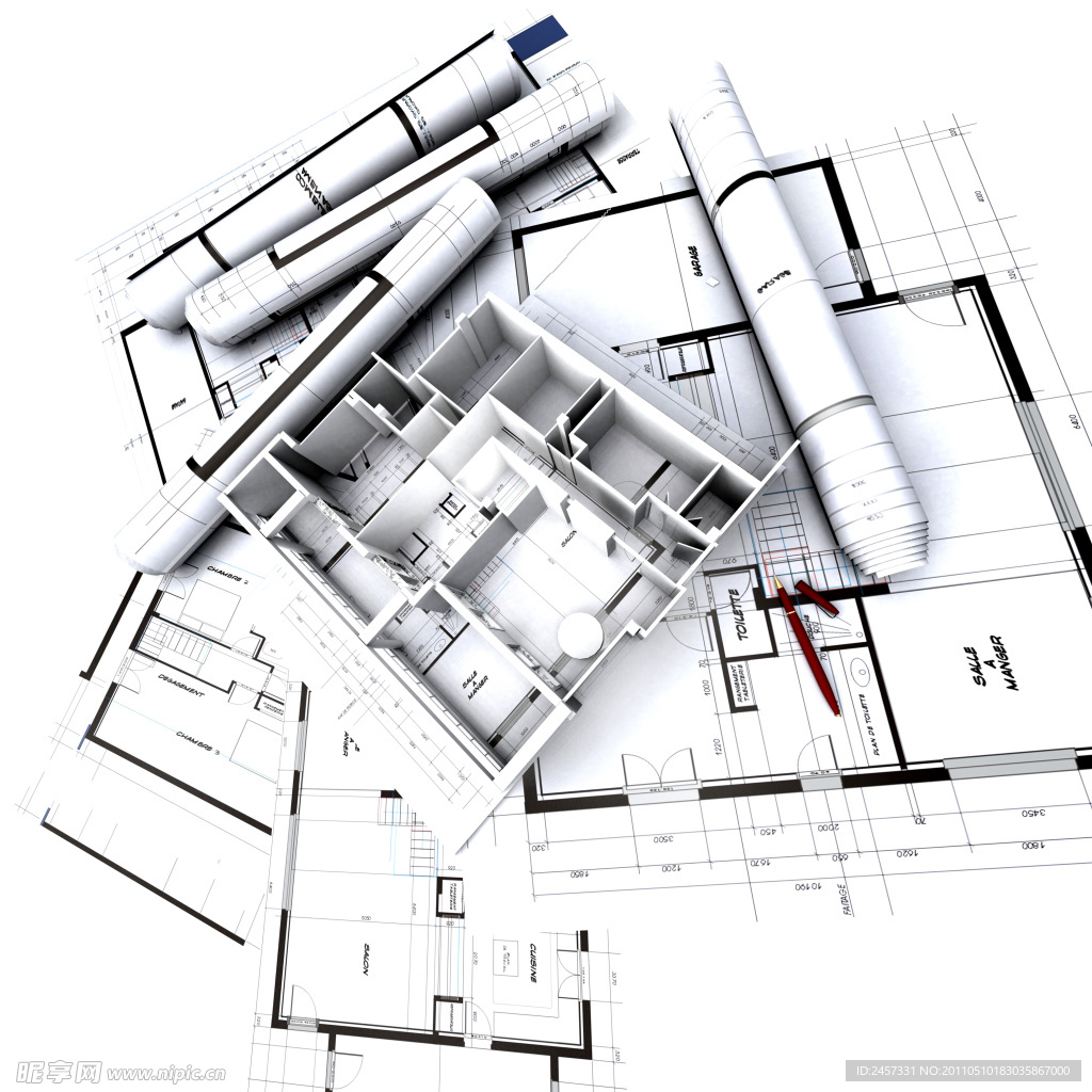 3d建筑模型图纸