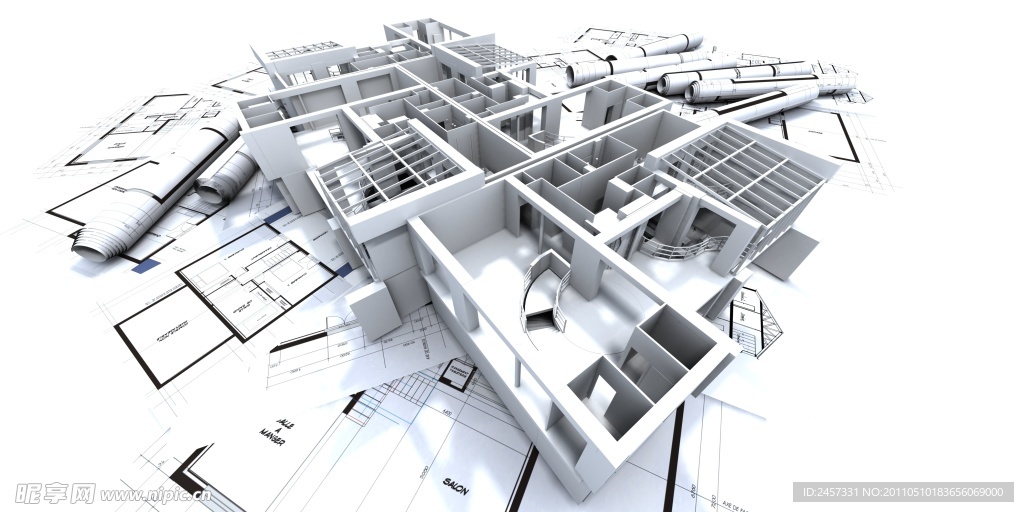 3d建筑模型图纸