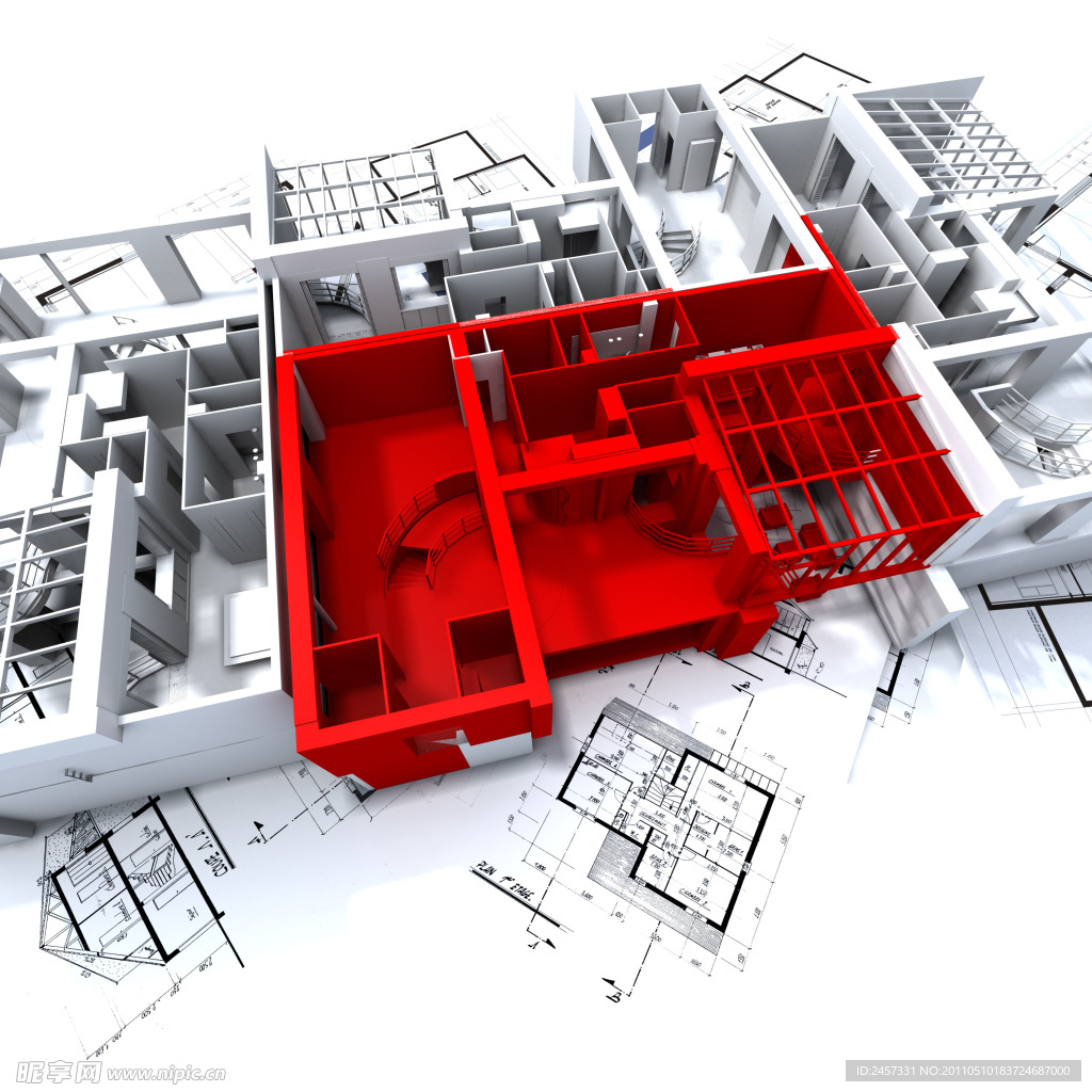 3d建筑模型图纸