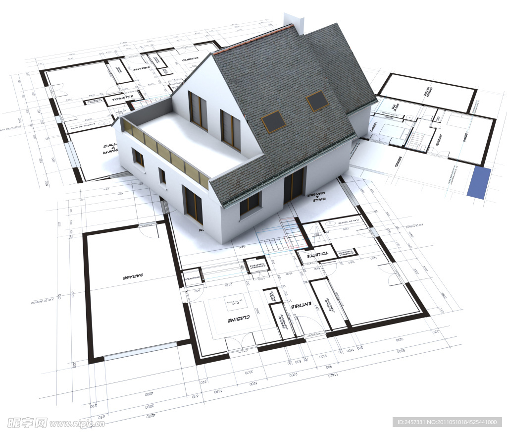 3d建筑模型图纸