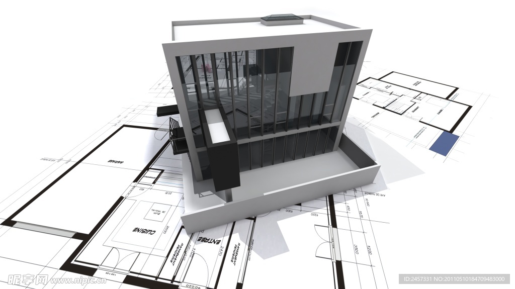3d建筑模型图纸
