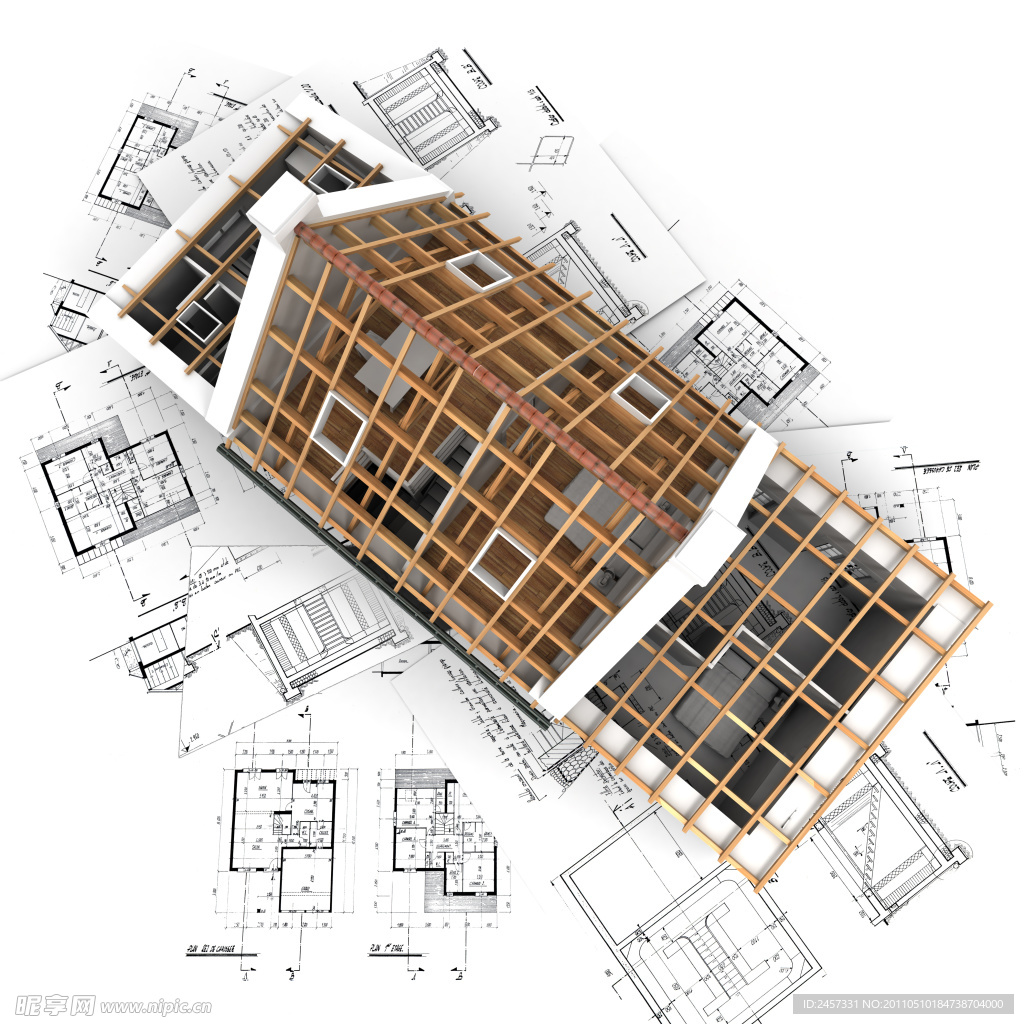 3d建筑模型图纸