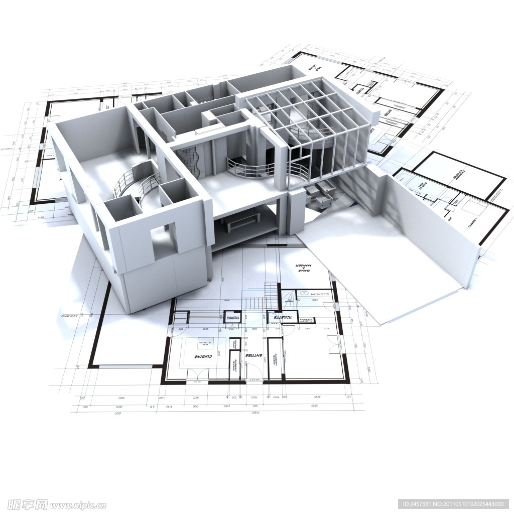 3d建筑模型图纸