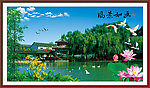 山水画 湖光山色 风景如画