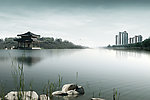 湖边风景