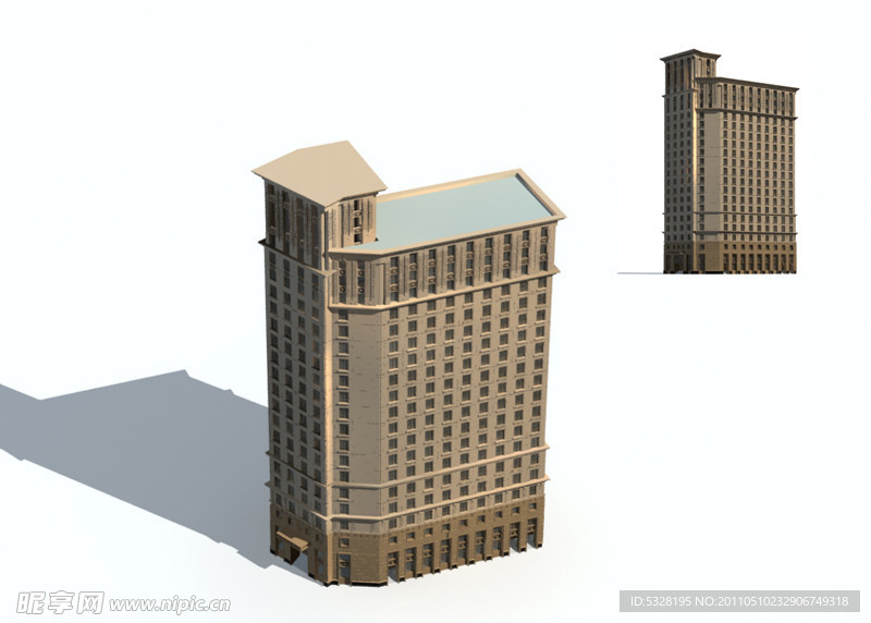 欧式建筑max map