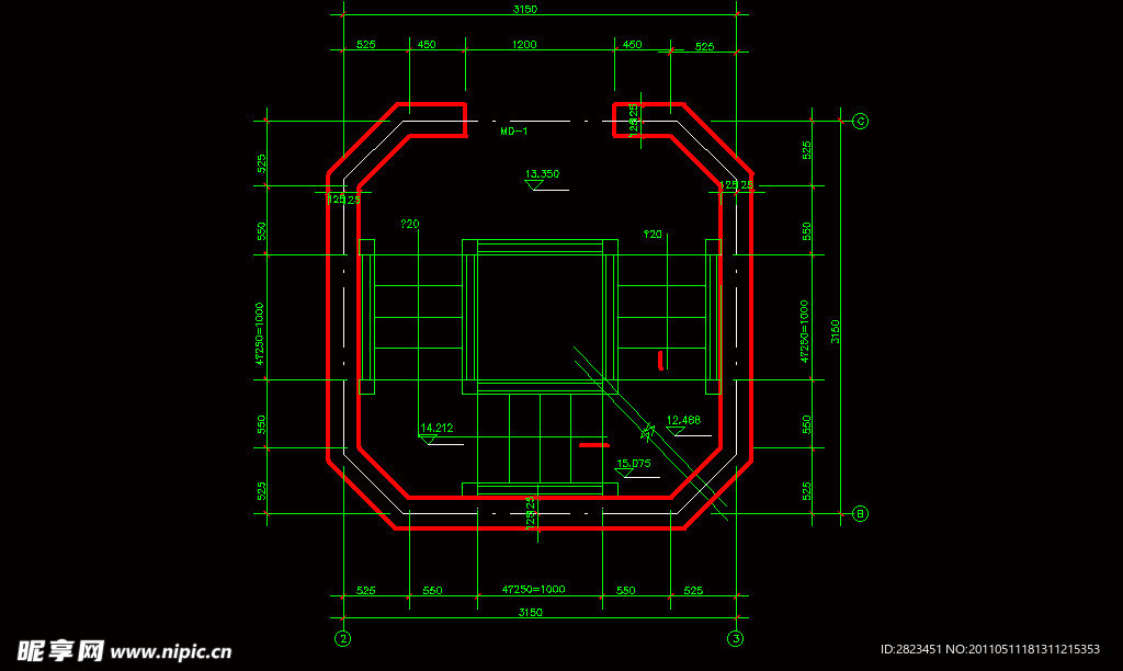 古建筑古塔CAD素材