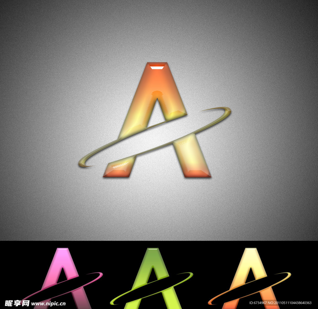 A字形 Logo 设计