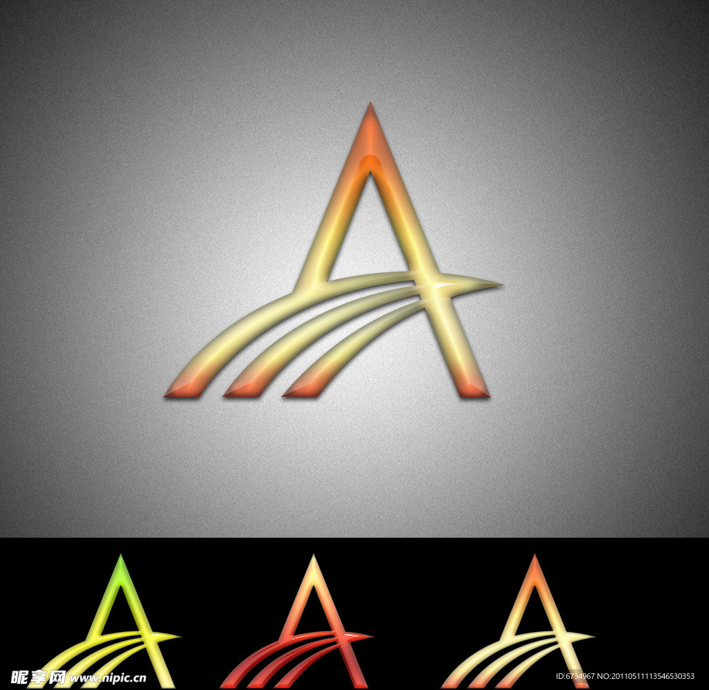 A字形 Logo 设计