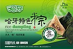 哈牙特色粽子海报