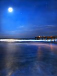 海岸夜色