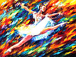 leonid afremov 以色列画家油画作品