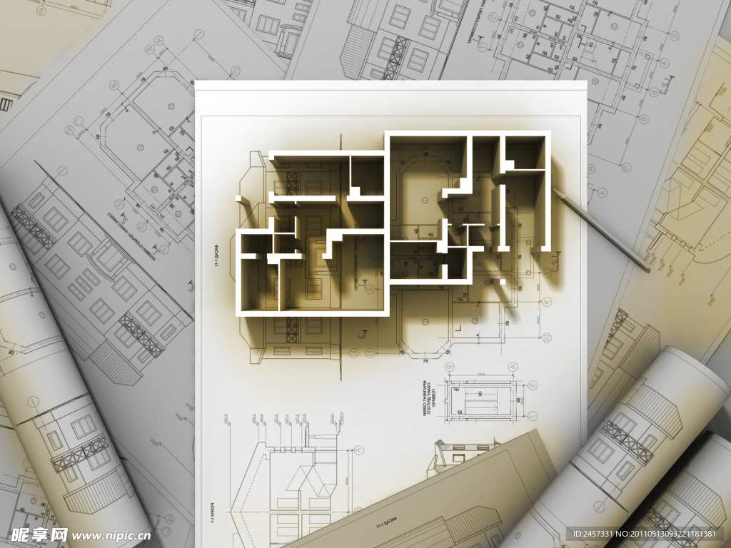 3d建筑模型图纸