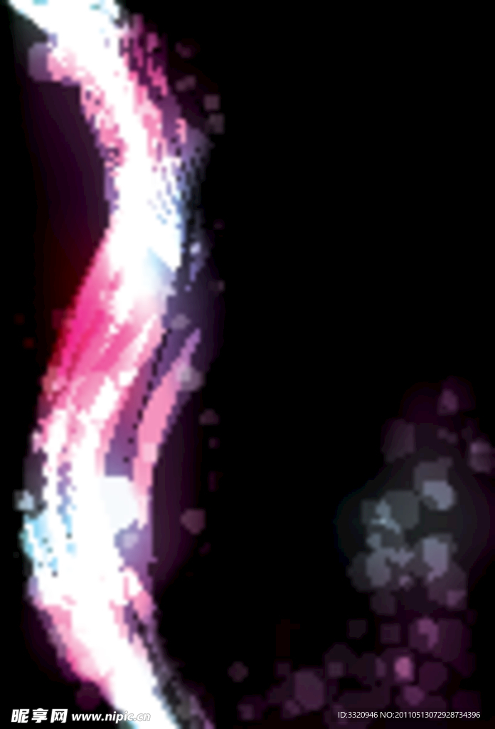 动感光线矢量素材