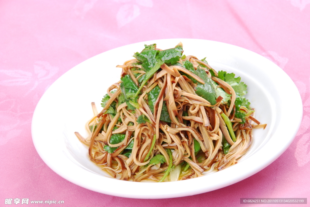 香菜拌豆干