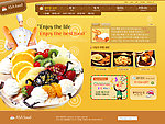 餐饮面包屋网页模板PSD分层（无网页源码）