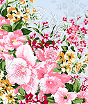 分光花卉图案
