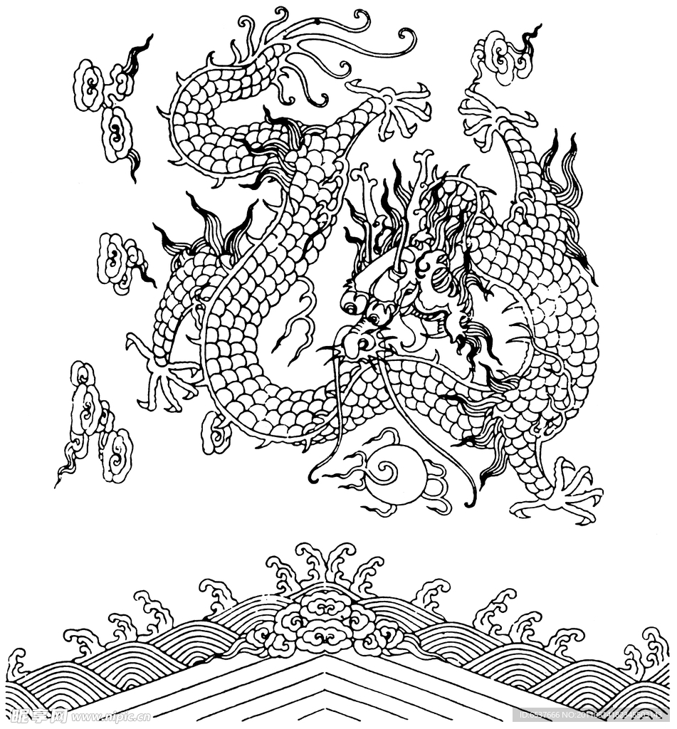传统图案龙