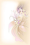 时尚女性 花纹