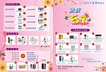 蓝雅化妆品DM宣传单