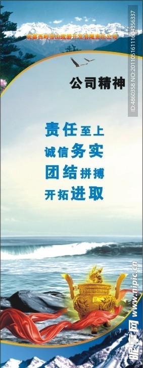 企业发展展板
