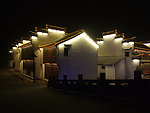明清民居夜景