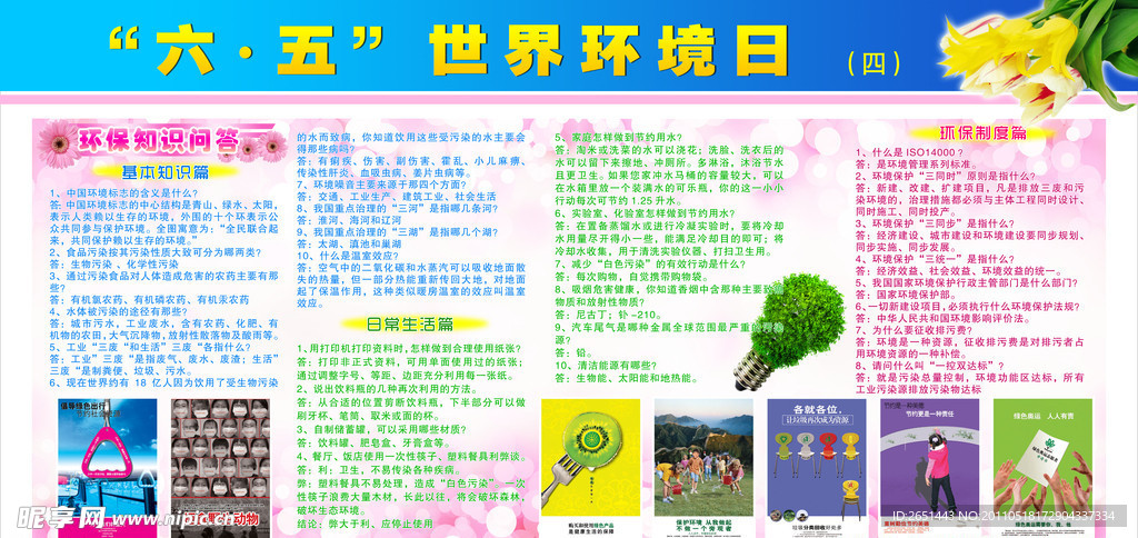 环境保护展板