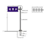 路牌 结构图