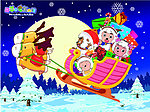 喜羊羊 灰太狼 滑雪轮