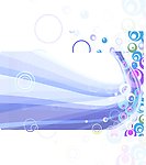 蓝色气泡底纹