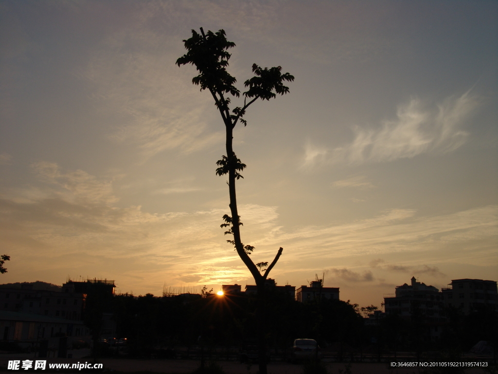 夕阳西下