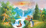 山水画 油画