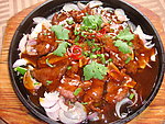铁板牛仔骨