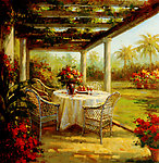 花园餐桌