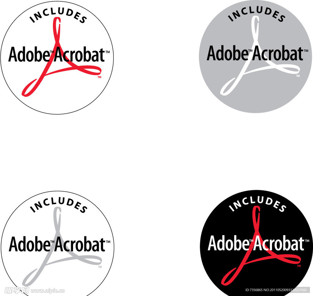 Adobe Acrobat Incl 标志