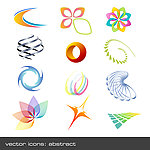 3d标志标识logo设计元素