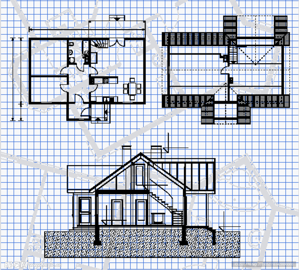 别墅建筑工程图