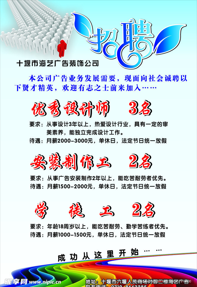 招聘 诚聘 招聘海报