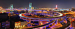 上海南浦大桥夜景