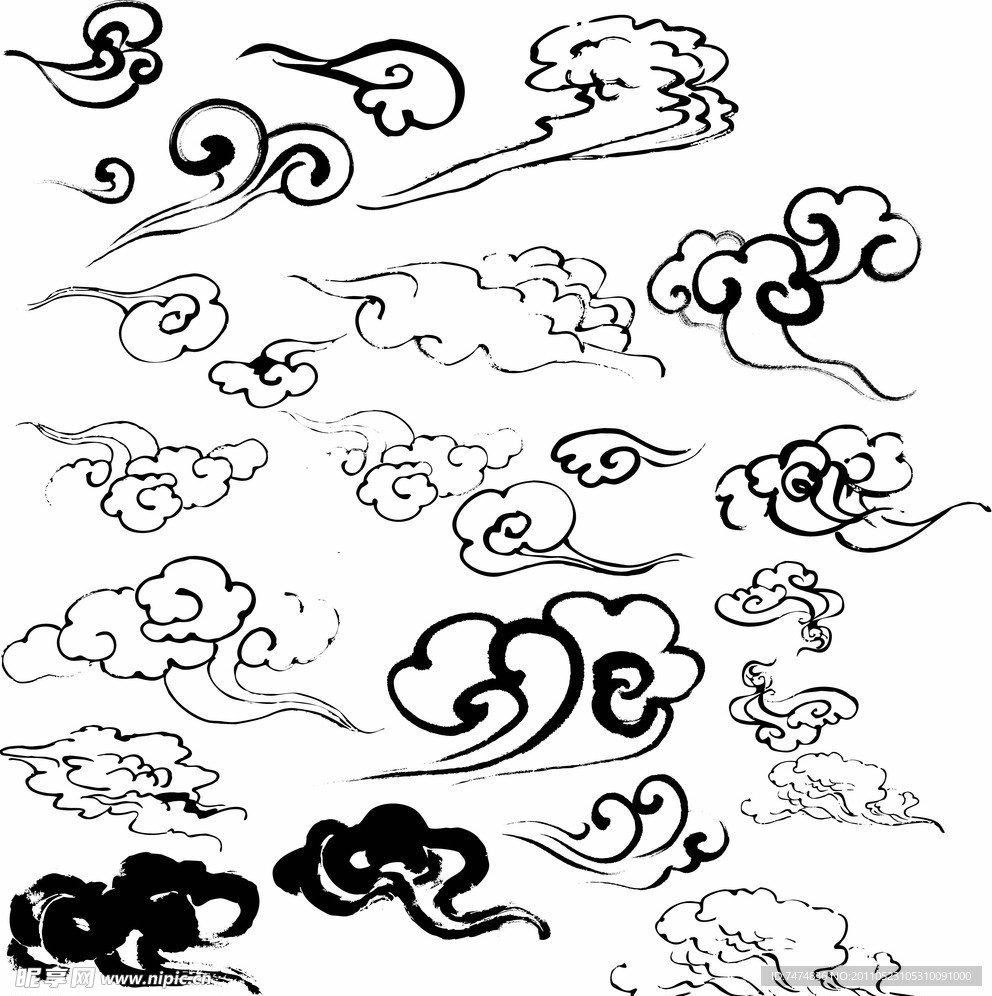水墨祥云