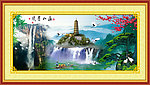 中堂画 壁画 山水画