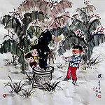 孩戏 摸