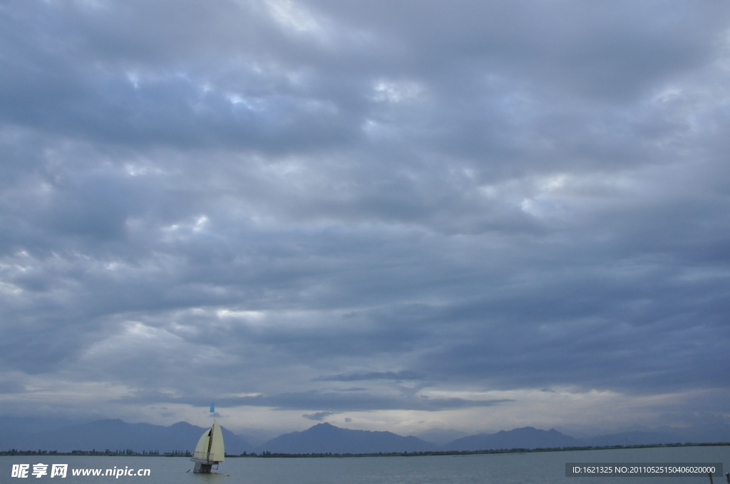 大西北河流风景