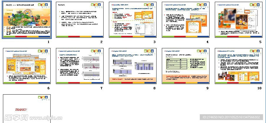 芬达校园独具特色PPT模板