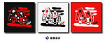 无框画