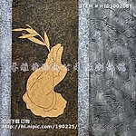 现代抽象金箔画之观音手