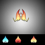 火炬 水晶 logo